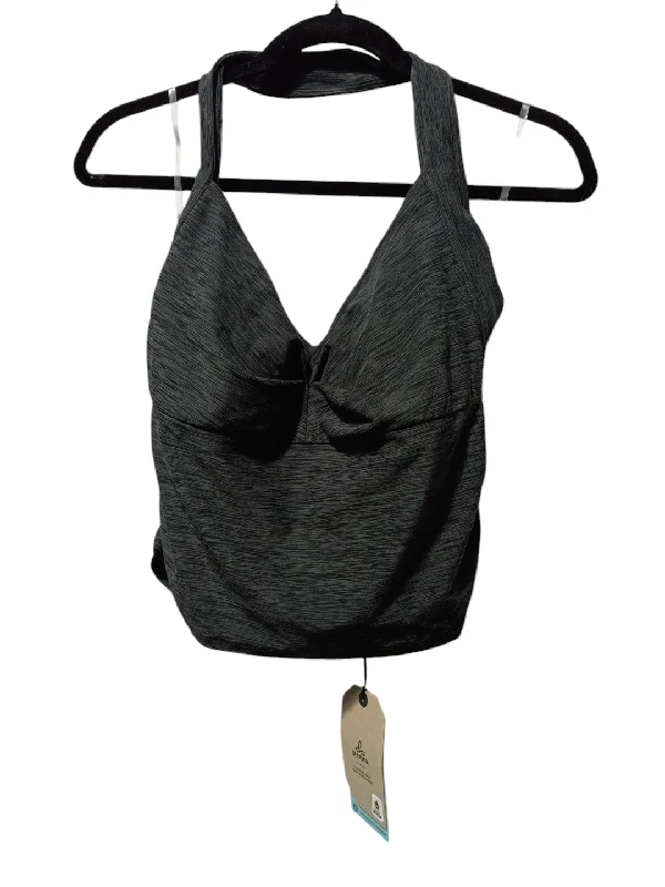 Athletic Bra By Prana In Black & Grey, Size: Xl