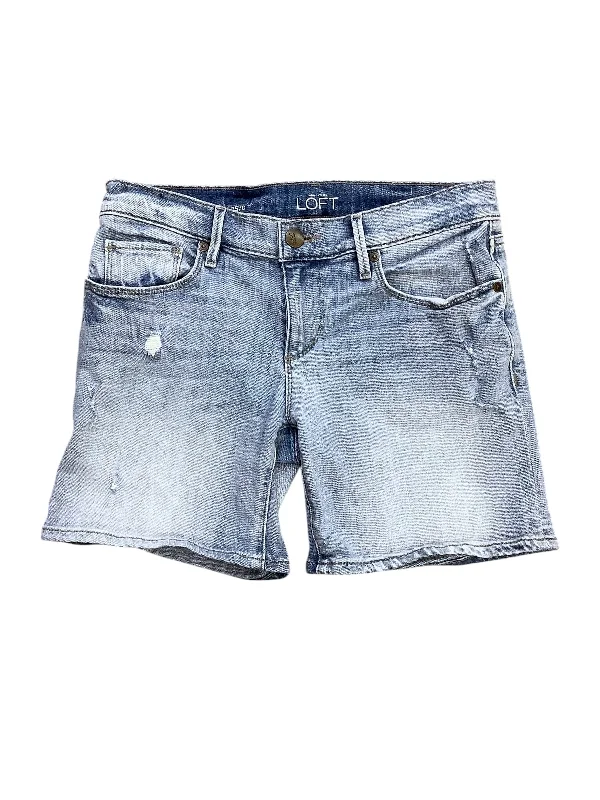 Shorts By Loft In Blue Denim, Size: 0