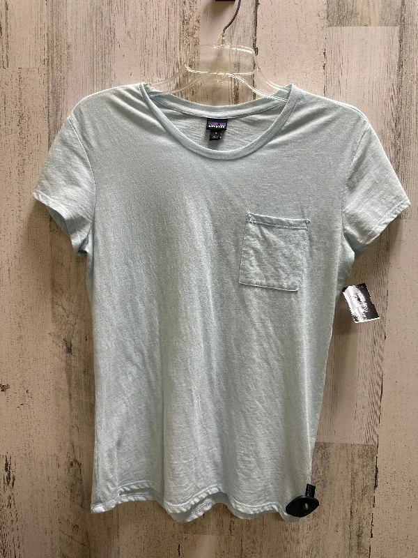 Blue Top Short Sleeve Patagonia, Size S