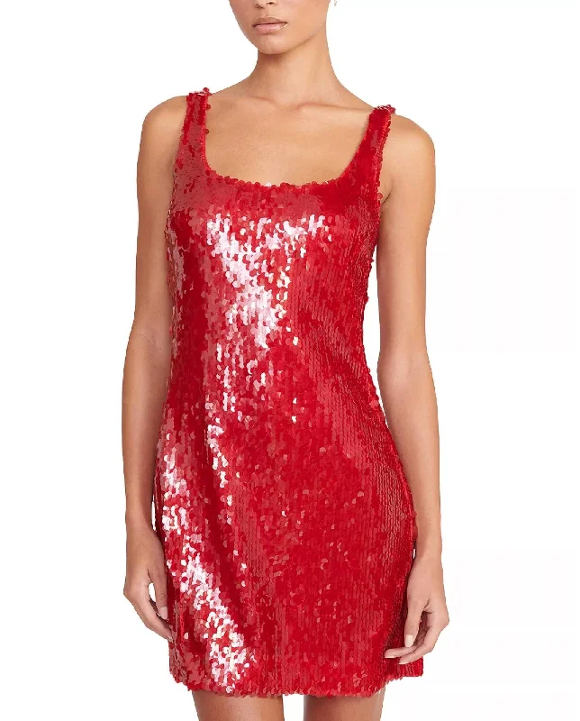 Eclipse Mini Dress Poinsettia In Red