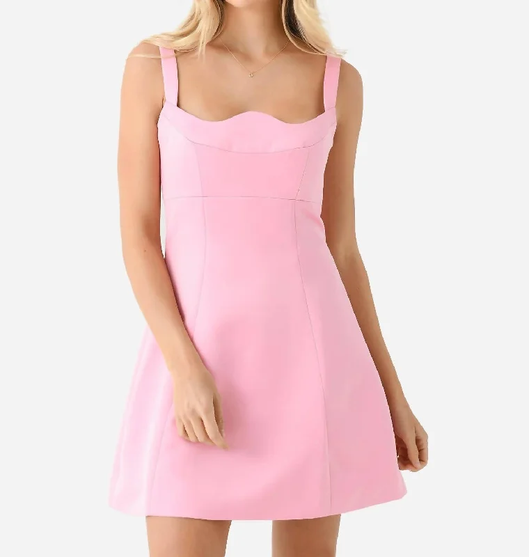 Jacinta Mini Dress In Bubblegum