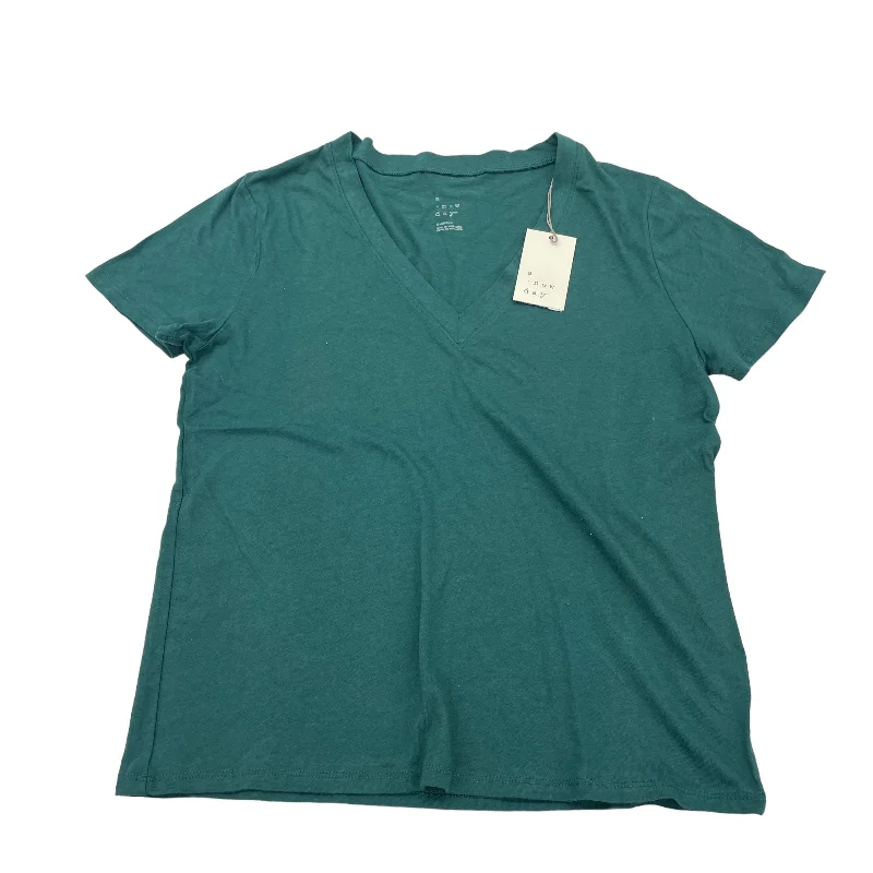 Teal Top Short Sleeve A New Day, Size Xs