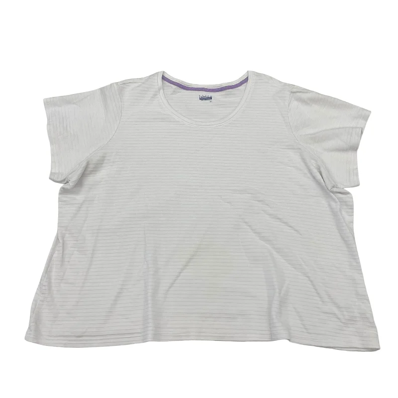 WHITE BASIC EDITIONS TOP SS BASIC, Size 3X