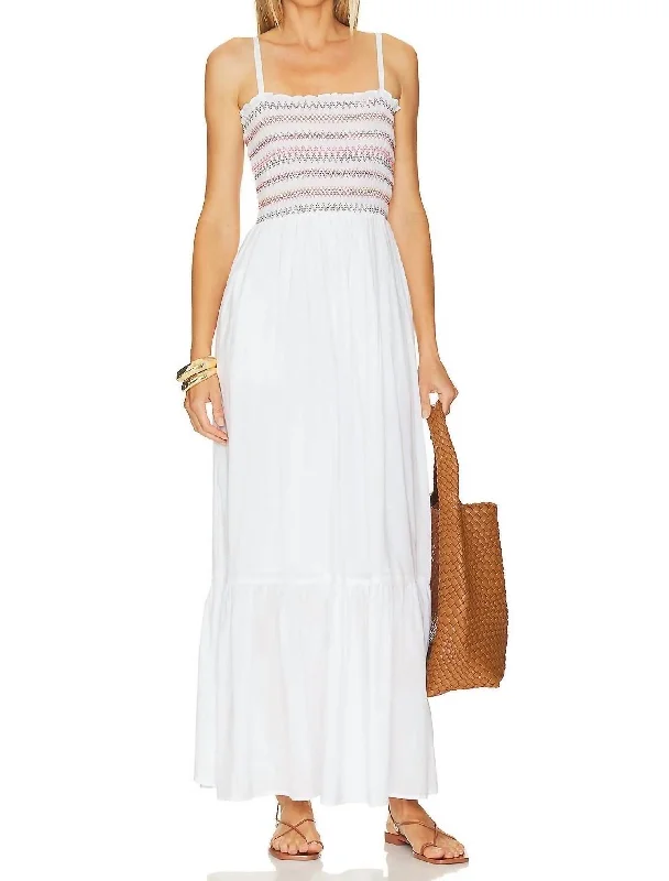 Alejandra Maxi Dress In White