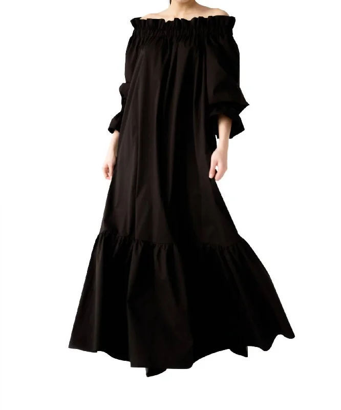 Esmeralda Maxi Dress In Black