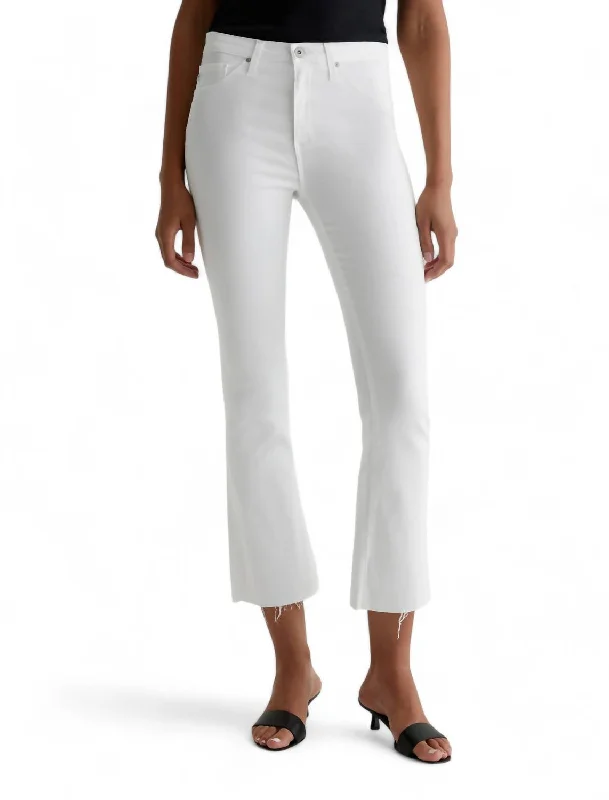 Jodi Crop Jean In White