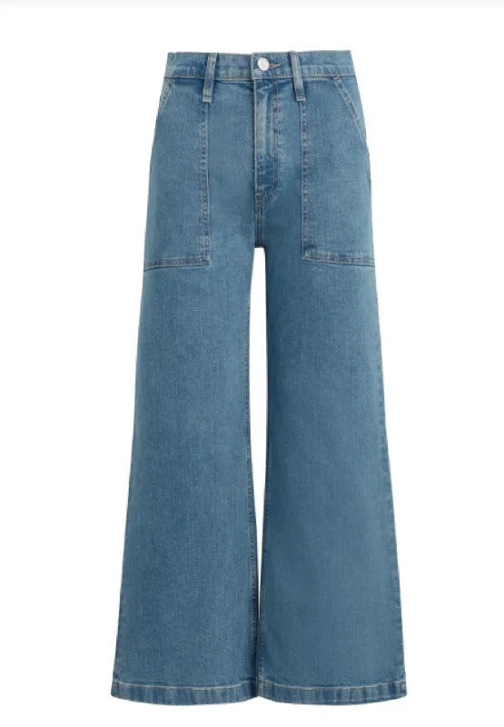 Jodi High Rise Wide Leg Jeans In Blue