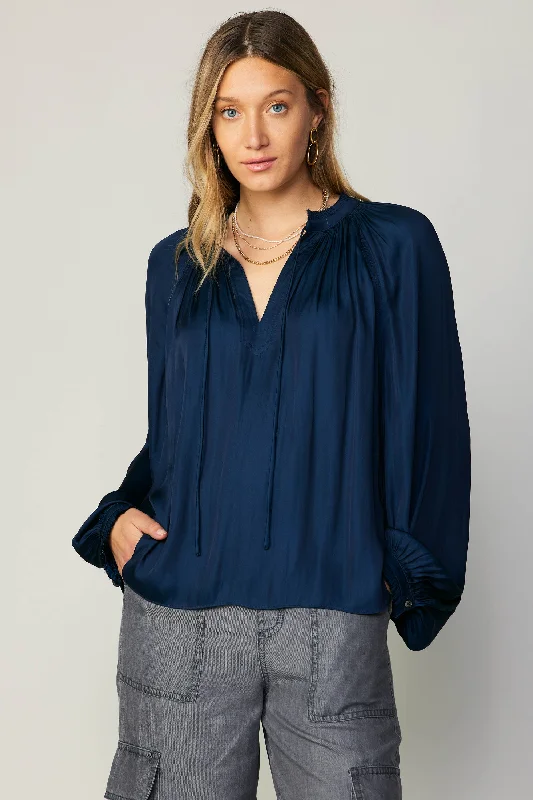 Ruffled Cuff Blouse