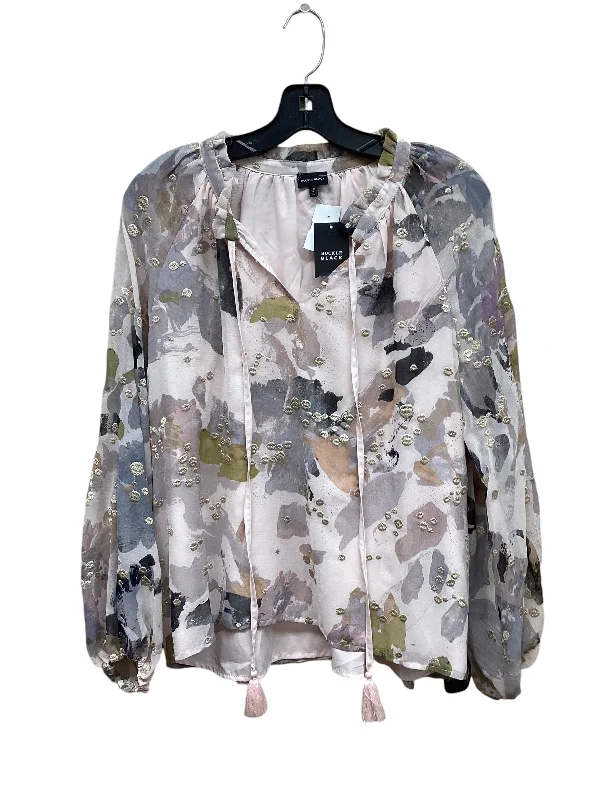 Top Long Sleeve By Buckle Black In Multi-colored, Size: S