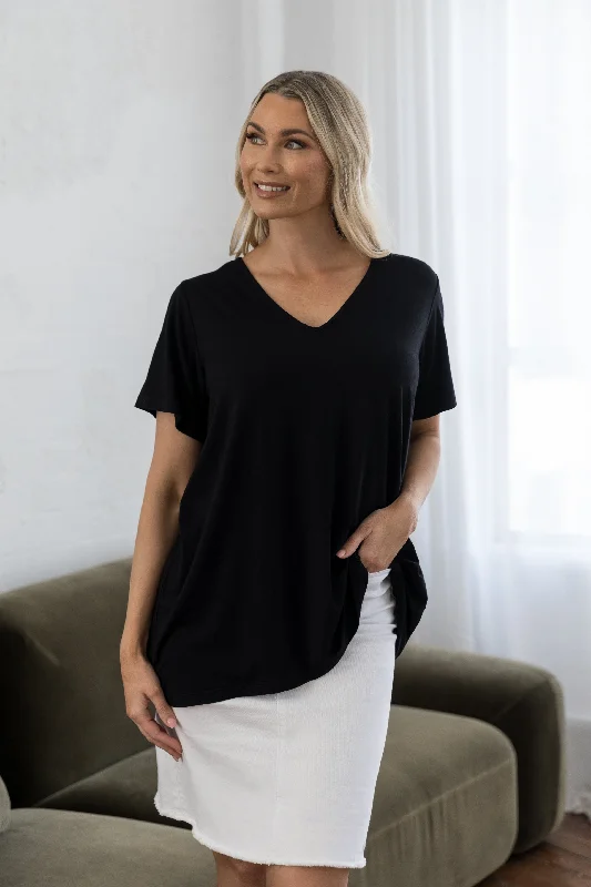 T-Shirt Top | Black