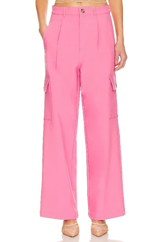 Brynn Pant In Pink Cosmos