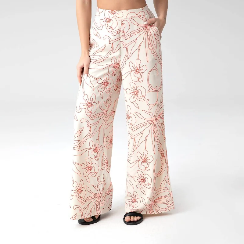 High Waisted Wide Leg Pants In Original