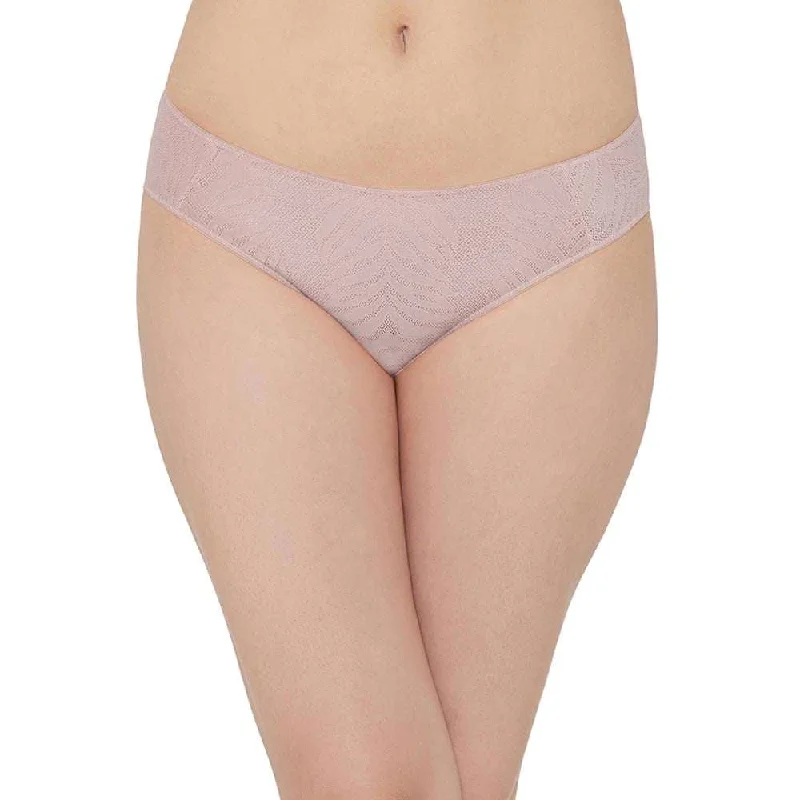 Mysa Mid Waist Medium Coverage Everyday Wear Hipster Panty - Beige