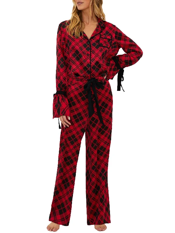 Beach Riot Women's Lee Anne Brooke Woven Pajama Set