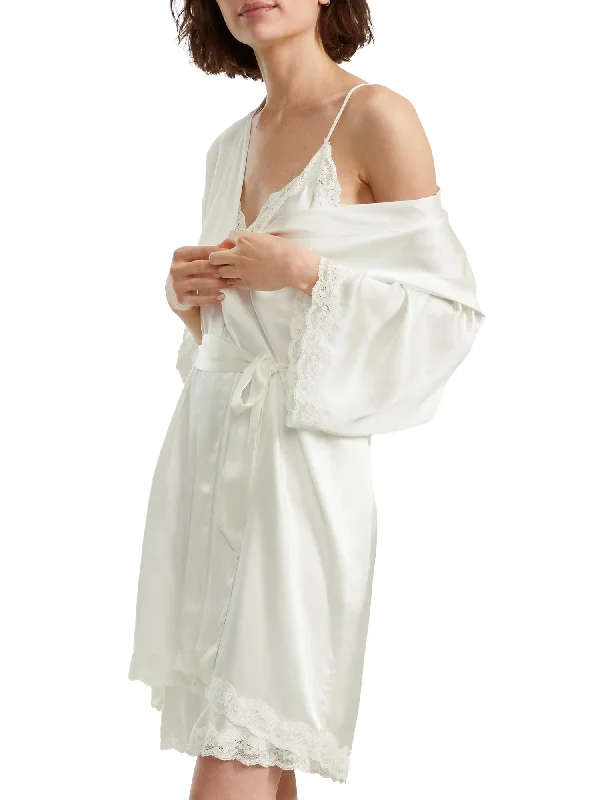 Papinelle Women's Camille Silk Short Robe