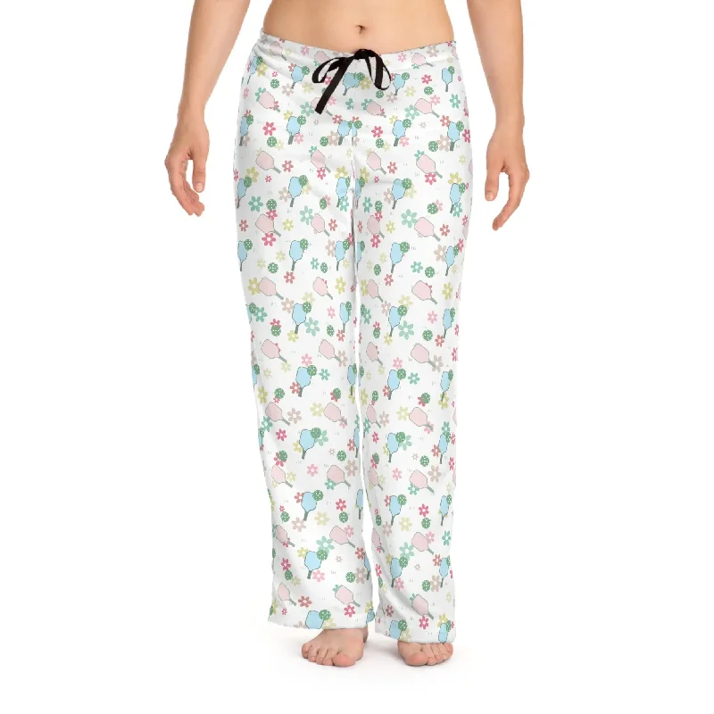 Pickleball Power Women’s Pajama Pants - Comfy & Playful Sleepwear