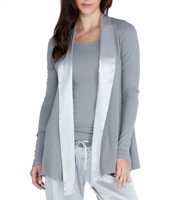 PJ Harlow Women's Shelby Knit Lounge Cardigan Wrap